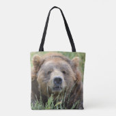 Tote Bag ours kodiaque Brown (Dos)