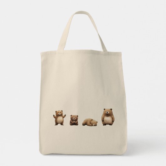 Tote Bag Ours mignon (Dos)