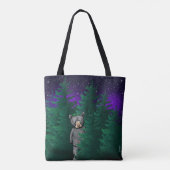Tote Bag Ours noir KiniArt (Dos)