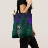 Tote Bag Ours noir KiniArt (De près)
