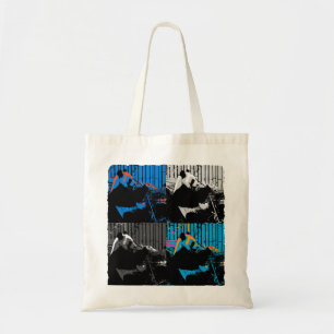 Tote Bag Ours Panda Dessin Moderne Multi-panneaux