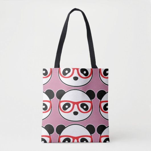 Tote Bag Ours panda Fourre-tout de bande dessinée (Devant)