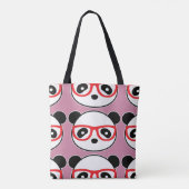 Tote Bag Ours panda Fourre-tout de bande dessinée (Dos)