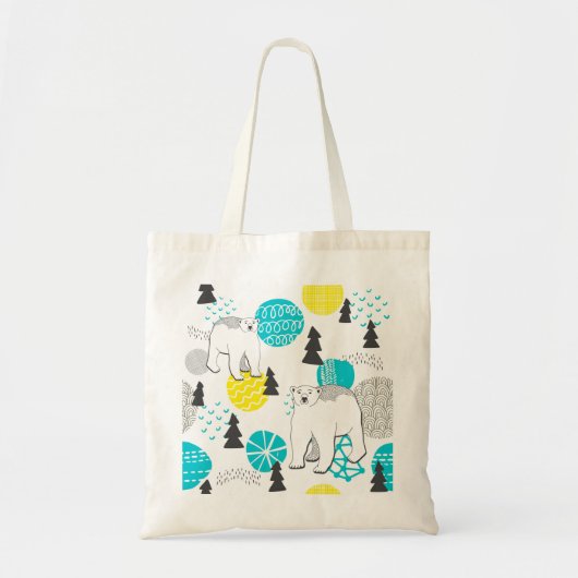 Tote Bag Ours polaire (Devant)