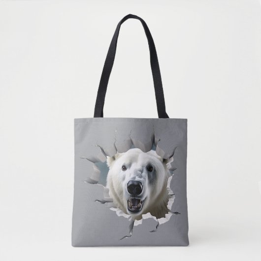 Tote Bag Ours polaire (Devant)