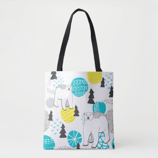 Tote Bag Ours polaire (Devant)