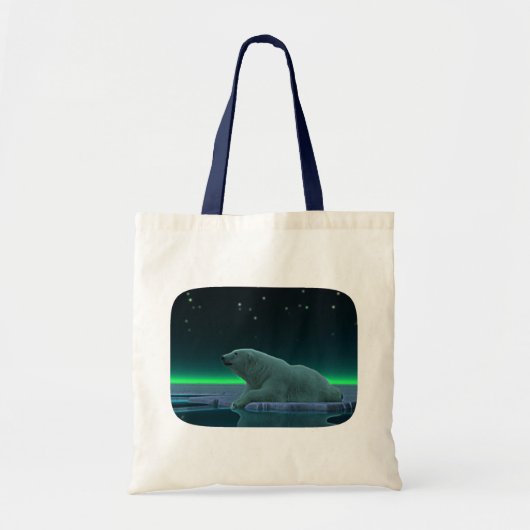 Tote Bag Ours polaire à bord de glace (Devant)