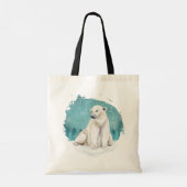 Tote Bag Ours polaire arctique (Dos)