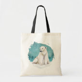 Tote Bag Ours polaire arctique (Devant)
