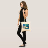 Tote Bag Ours polaire Aurora (Devant (modèle))