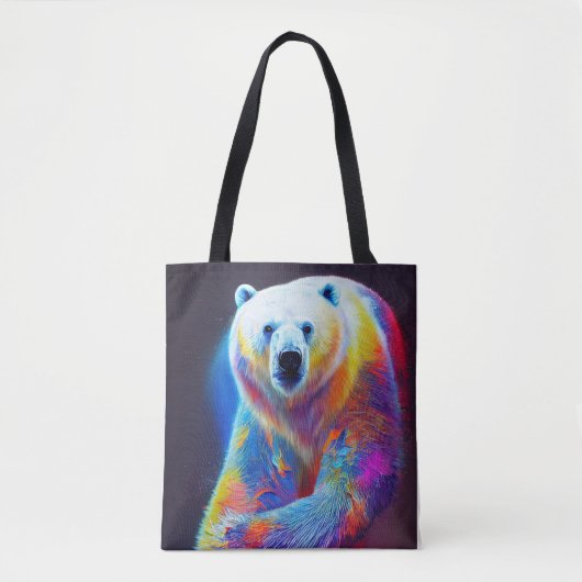 Tote Bag Ours polaire découverte d'animaux Aventure Nature (Devant)