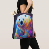 Tote Bag Ours polaire découverte d'animaux Aventure Nature (De près)