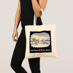 Tote Bag Ours Polaire - Mama Nez Meilleur