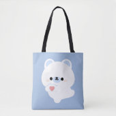 Tote Bag Ours polaire mignon (Devant)