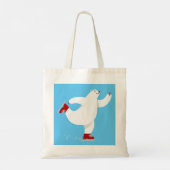 Tote Bag Ours polaire sur glace (Dos)