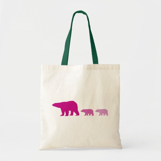 Tote Bag Ours pourpre (Devant)