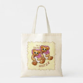 Tote Bag Ours Sœurs Jumelles (Dos)