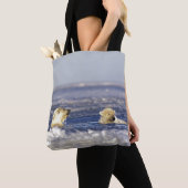 Tote Bag Oursons polaires jouant (De près)