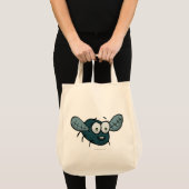 Tote Bag Oust la mouche, ne me tracassent pas (Devant (produit))