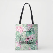 Tote Bag Out of Tune Flamingo (Devant)