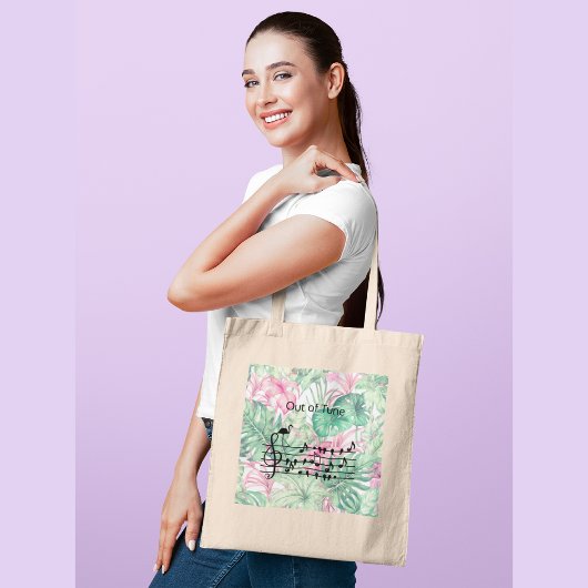Tote Bag Out of Tune Flamingo