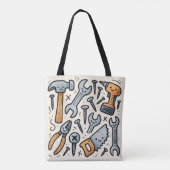 Tote Bag Outils de bricolage Doddle Design (Dos)
