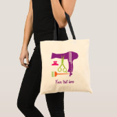 Tote Bag Outils de coiffures (Devant (produit))