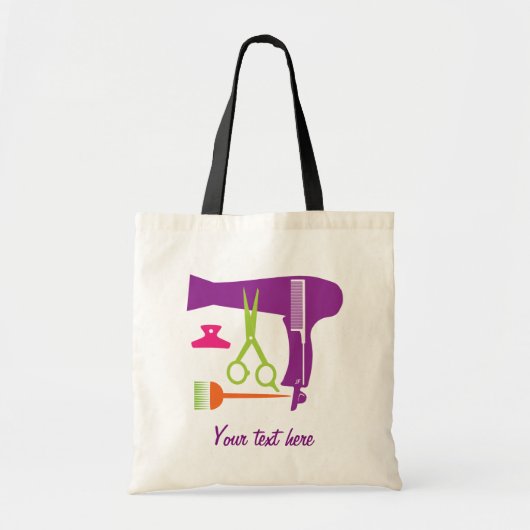 Tote Bag Outils de coiffures (Devant)