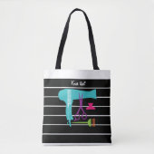 Tote Bag Outils de coiffures (Devant)