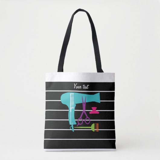 Tote Bag Outils de coiffures (Devant)