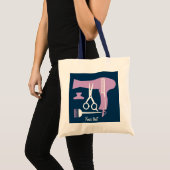 Tote Bag Outils de coiffures (Devant (produit))