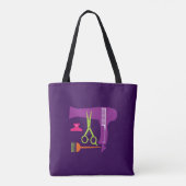 Tote Bag Outils de coiffures (Dos)