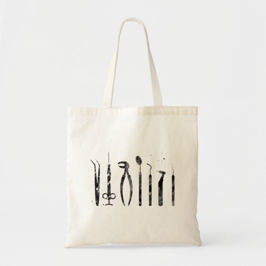 Tote Bag Outils de dentiste (Devant)