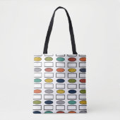 Tote Bag Ovales et Rectangles - Grandes (Devant)