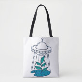 Tote Bag OVNI Alien (Devant)