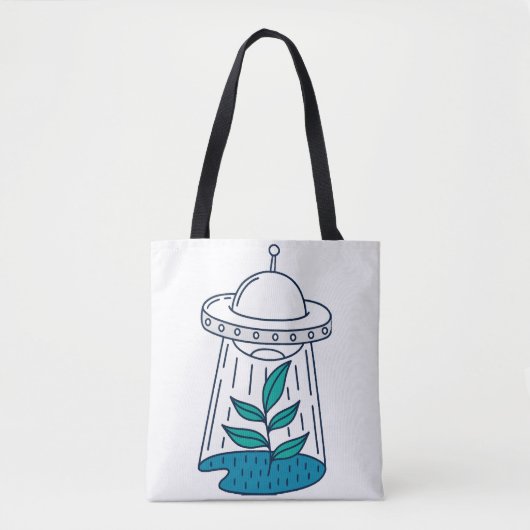 Tote Bag OVNI Alien (Devant)