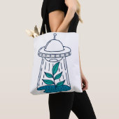 Tote Bag OVNI Alien (De près)