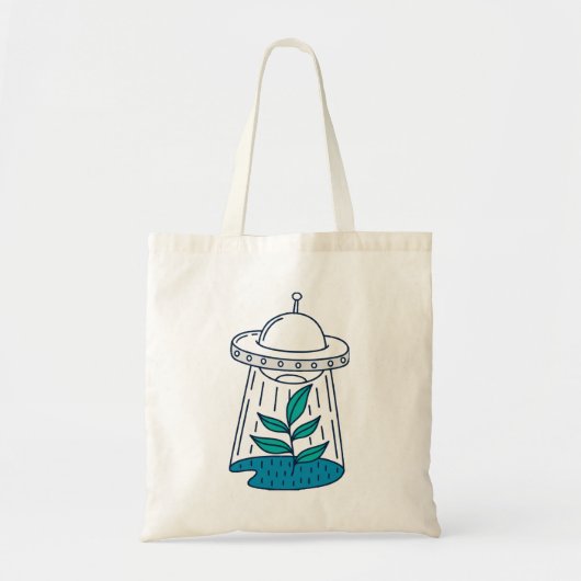 Tote Bag OVNI Alien (Devant)