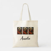 Tote Bag Owl at Night with a Full Moon (Dos)
