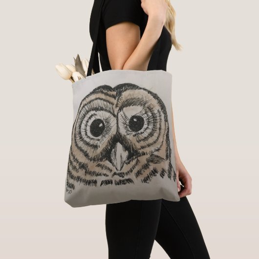 Tote Bag Owl Fourre-tout (De près)