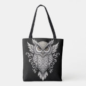 Tote Bag Owl Mandala complexe (Dos)