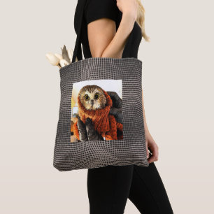 Tote Bag Owl, Rockefeller,
