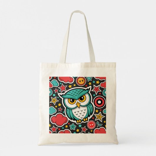 Tote Bag Owl se demande : (Dos)