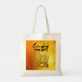 Tote Bag Ox Année personnalisée Y Salutation en Vietnamien  (Dos)