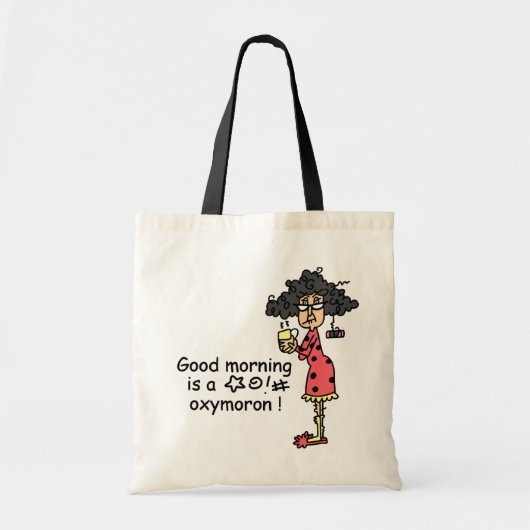 Tote Bag Oxymoron bonjour (Devant)