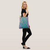 Tote Bag P34 Art Abstrait Coloré Unique (Sur le modèle)
