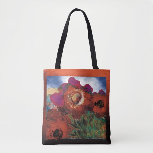 Tote Bag Pacin' Poppies Fourre-tout (Devant)