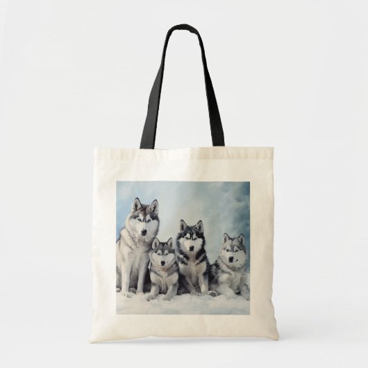 Tote Bag Pack Sibérien Husky (Devant)
