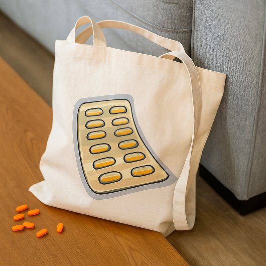 Tote Bag Packet Of Pills