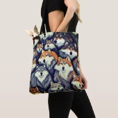 Tote Bag Packing autour des Loups (De près)
